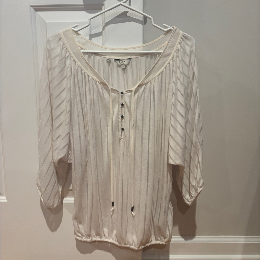 Guess Women's Cream Top